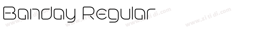 Banday Regular字体转换 Banday Regular字体转换